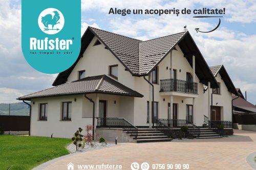 Alege un acoperis de calitate – descopera avantajele RUFSTER!