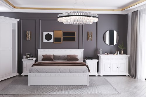 Mobilier de dormitor din lemn masiv pentru un somn confortabil acasă